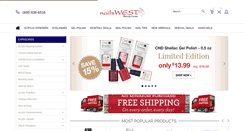 Desktop Screenshot of nailswest.com